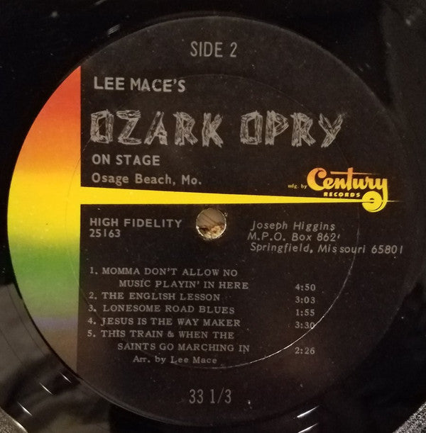 Lee Mace's Ozark Opry - On Stage - LP