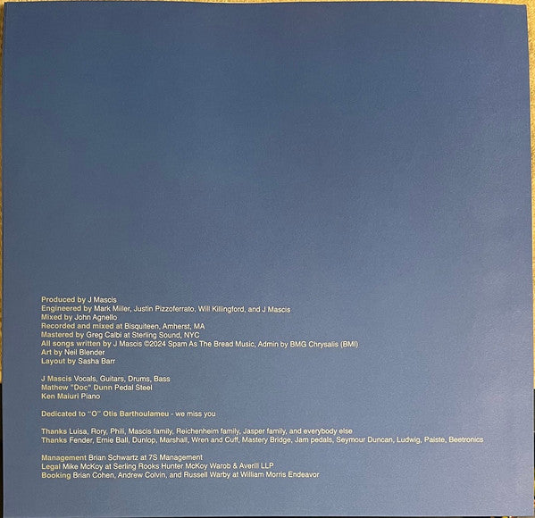 J Mascis - What Do We Do Now - LP