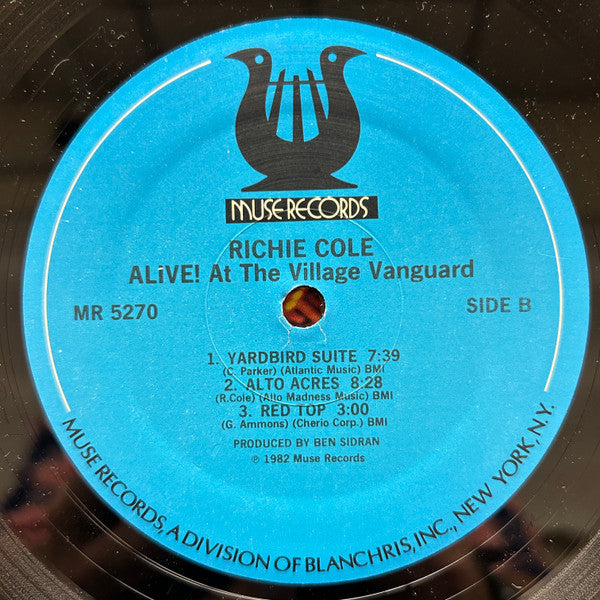 Richie Cole - Alive! At The Village Vanguard - LP