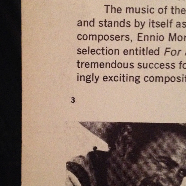 Hugo Montenegro And His Orchestra - Music From "A Fistful Of Dollars" & "For A Few Dollars More" & "The Good, The Bad And The Ugly" - LP