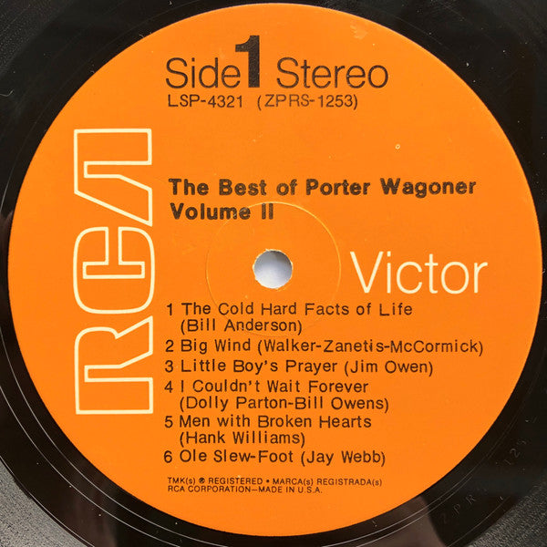 Porter Wagoner - The Best Of Porter Wagoner, Vol.II - LP
