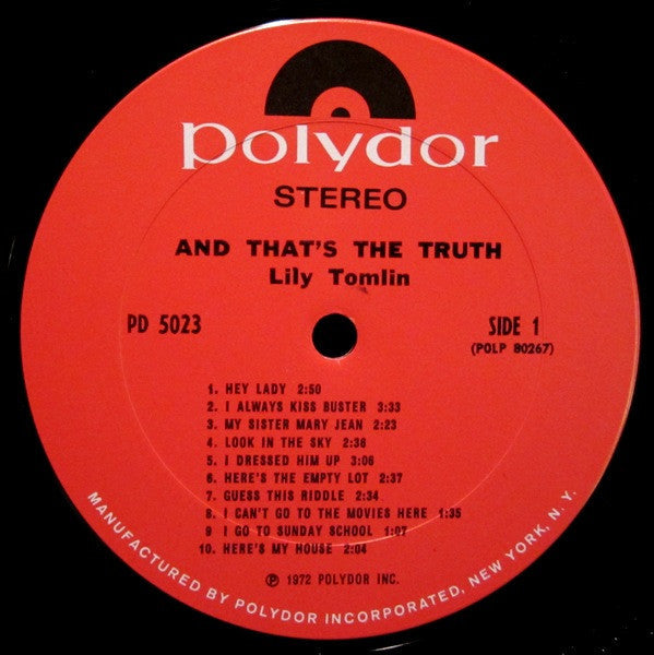 Lily Tomlin - And That's The Truth - LP