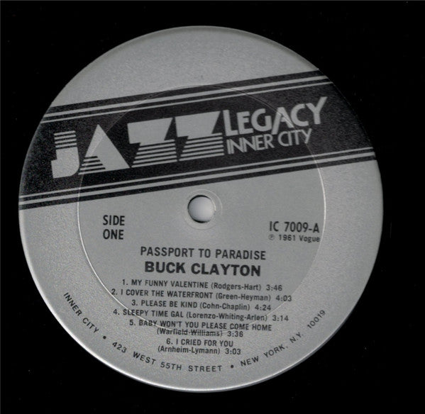 Buck Clayton - Passport To Paradise - LP