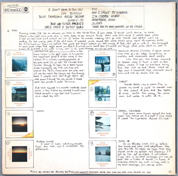 Richard Harris - Slides - LP