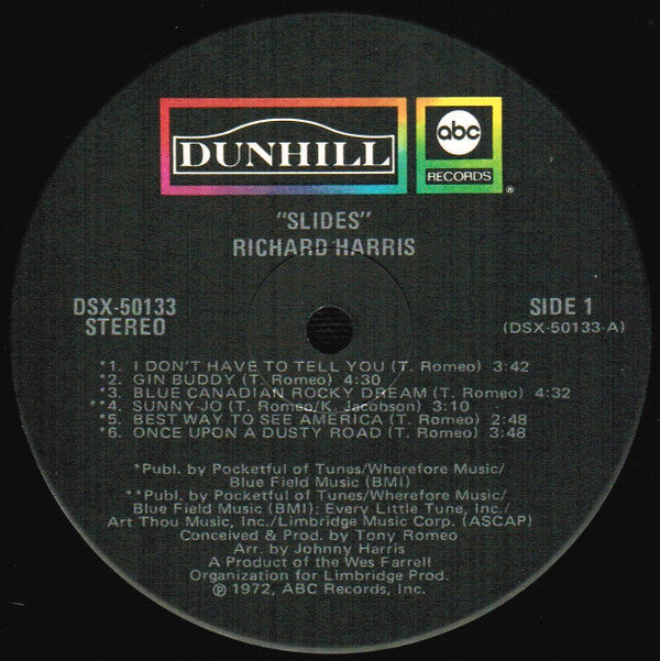 Richard Harris - Slides - LP