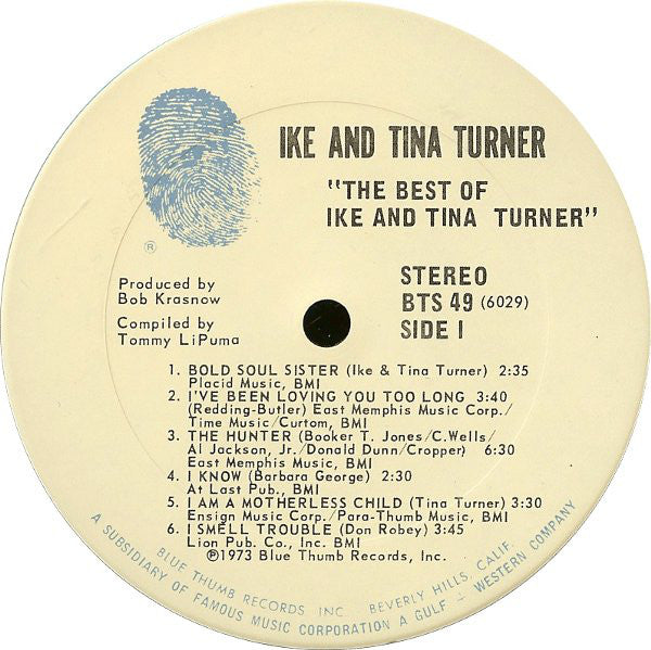 Ike And Tina Turner* - The Best Of Ike And Tina Turner - LP