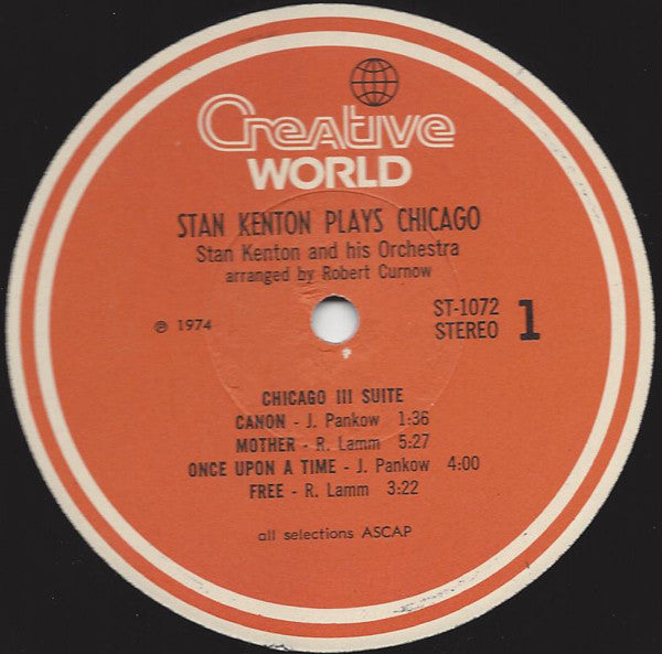 Stan Kenton - Plays Chicago - LP