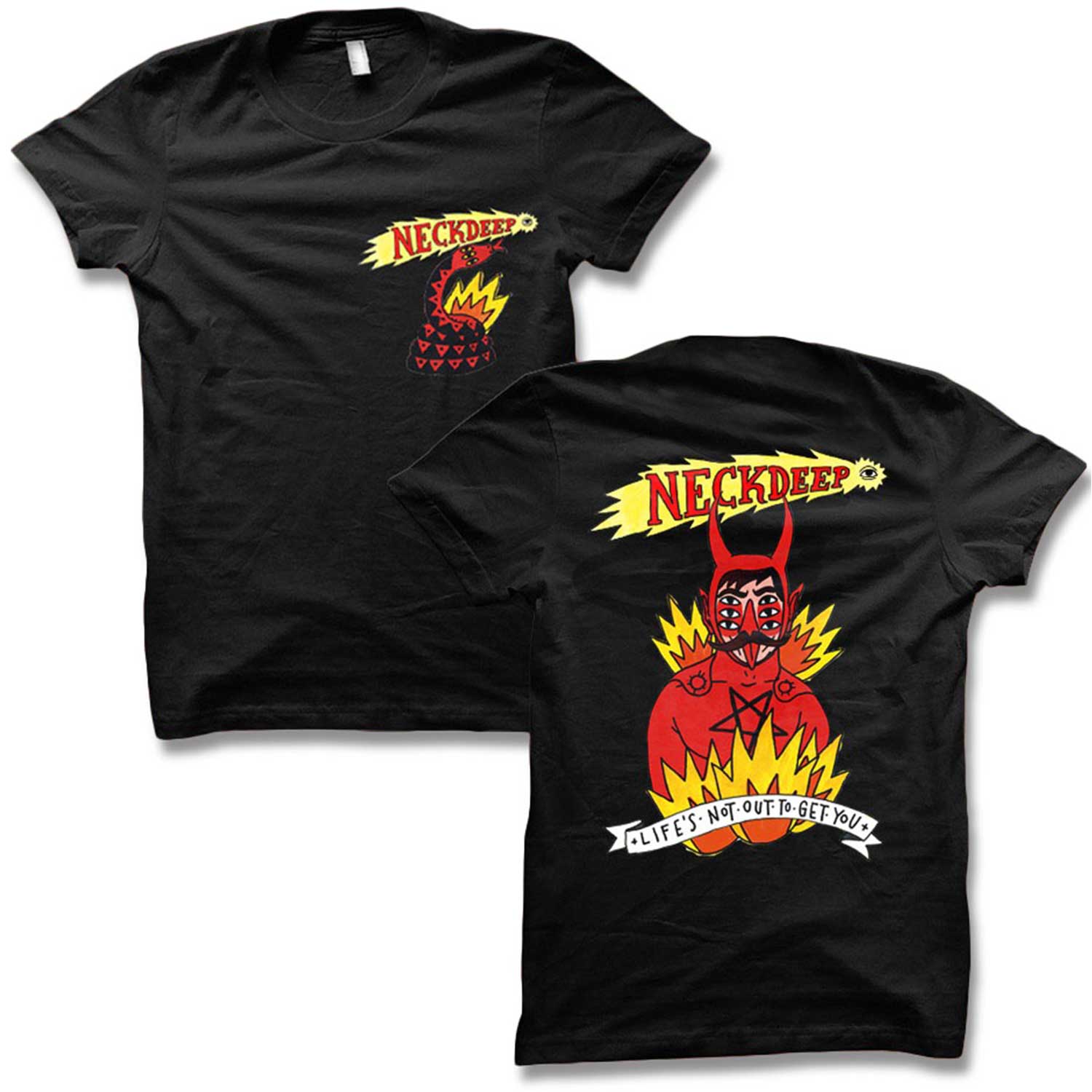 Neck Deep Shooting Eye Black T-Shirt