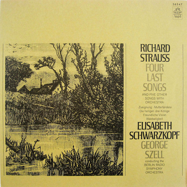 Richard Strauss - Elisabeth Schwarzkopf, George Szell Conducting The Berlin Radio Symphony Orchestra* - Four Last Songs - LP