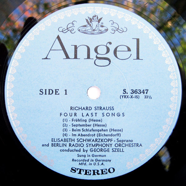 Richard Strauss - Elisabeth Schwarzkopf, George Szell Conducting The Berlin Radio Symphony Orchestra* - Four Last Songs - LP