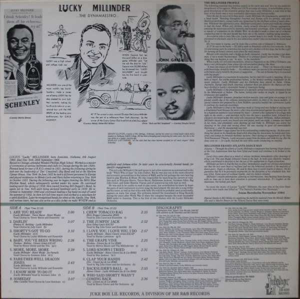 Lucky Millinder And His Orchestra - Shorty's Got To Go - LP