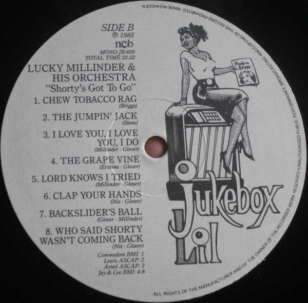 Lucky Millinder And His Orchestra - Shorty's Got To Go - LP