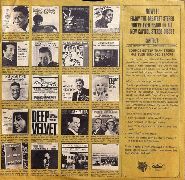 Nat King Cole - Nat King Cole Sings His Songs From Cat Ballou And Other Motion Pictures - LP