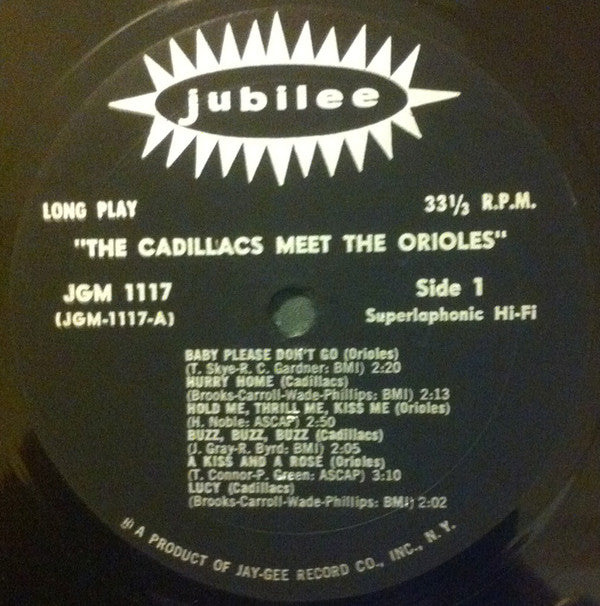 The Cadillacs / The Orioles - The Cadillacs Meet The Orioles - LP