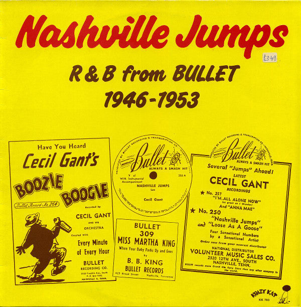 Various - Nashville Jumps: R&B From Bullet 1946-1953 - LP