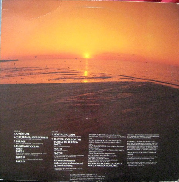 Jean-Luc Ponty - Enigmatic Ocean - LP