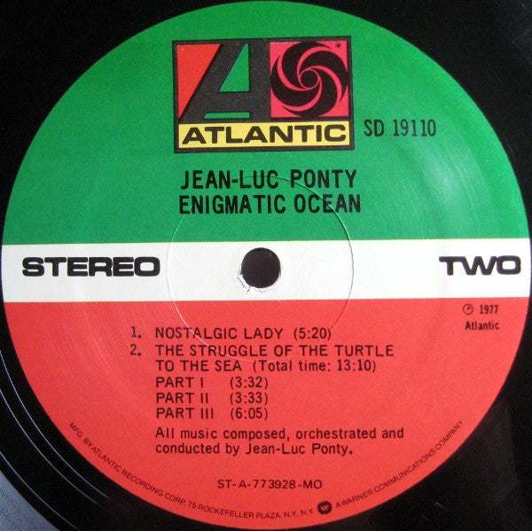 Jean-Luc Ponty - Enigmatic Ocean - LP