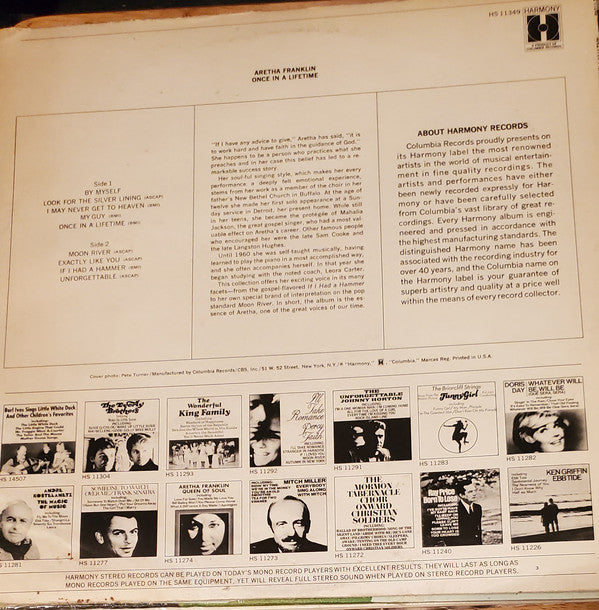 Aretha Franklin - Once In A Lifetime - LP