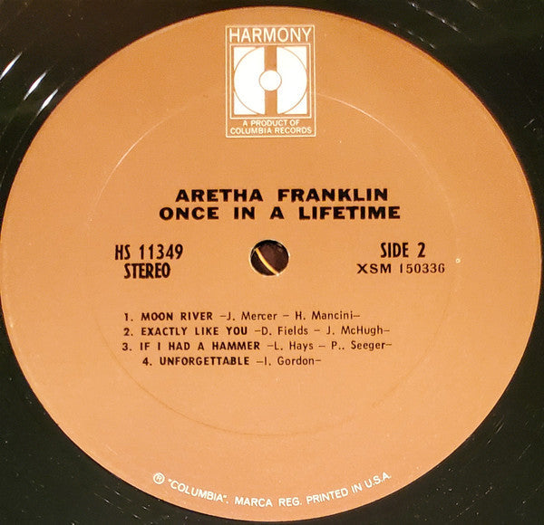 Aretha Franklin - Once In A Lifetime - LP