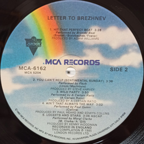 Various - Letter To Brezhnev (From The Motion Picture Soundtrack) - LP