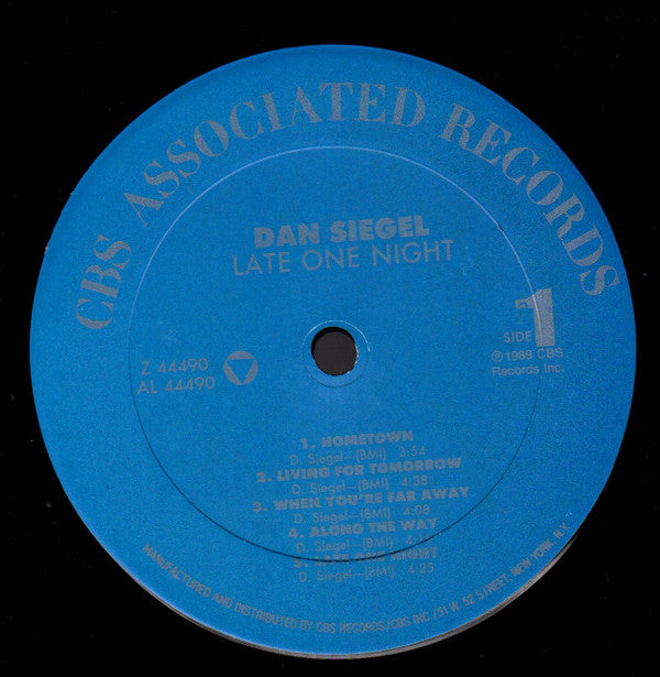 Dan Siegel - Late One Night - LP