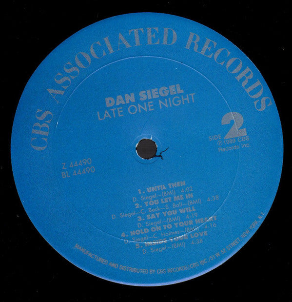 Dan Siegel - Late One Night - LP