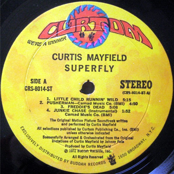 Curtis Mayfield - Super Fly (The Original Motion Picture Soundtrack) - LP