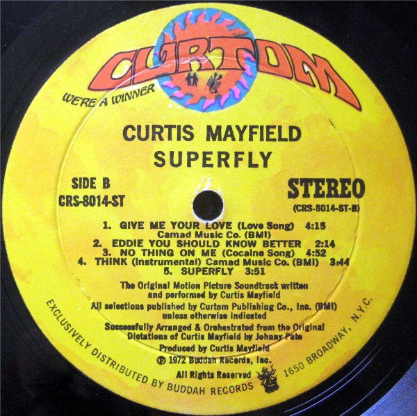 Curtis Mayfield - Super Fly (The Original Motion Picture Soundtrack) - LP