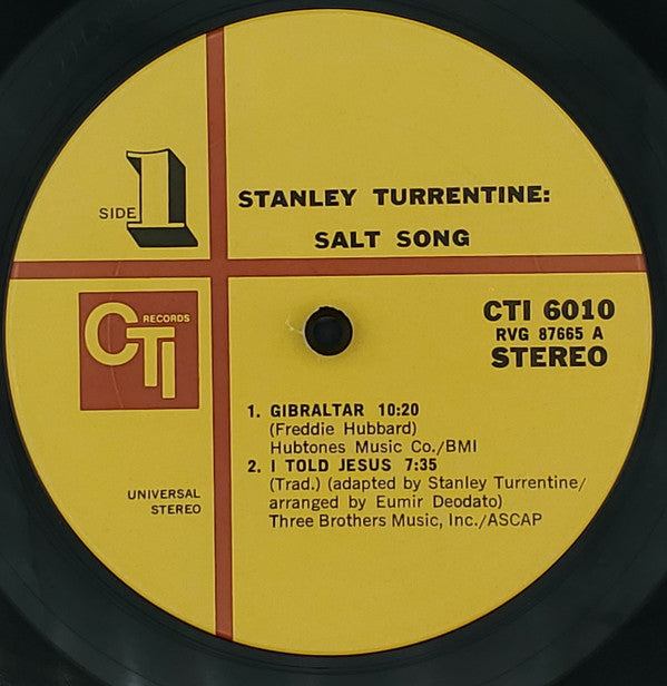 Stanley Turrentine - Salt Song - LP