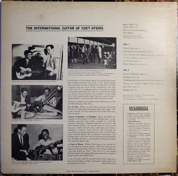 Chet Atkins - It's A Guitar World - LP