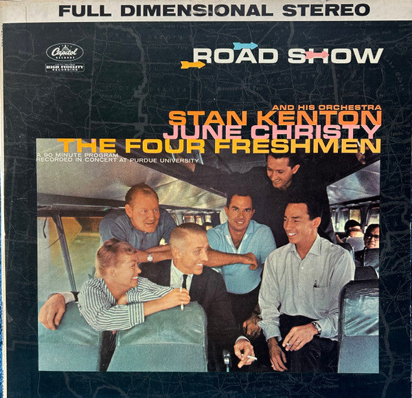Stan Kenton And His Orchestra, June Christy, The Four Freshmen - Road Show - LP
