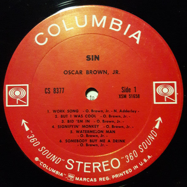 Oscar Brown Jr. - Sin & Soul - LP