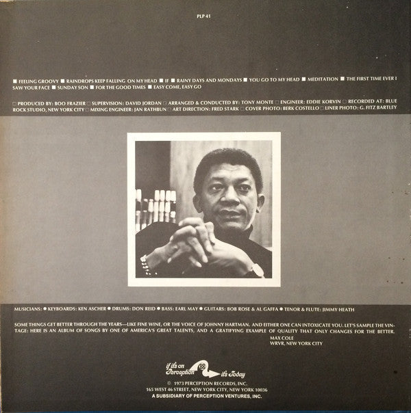 Johnny Hartman - I've Been There - LP