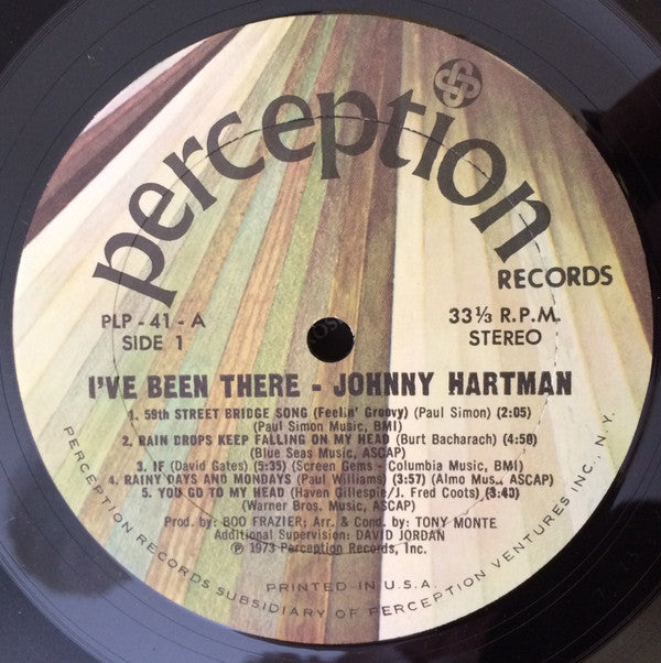 Johnny Hartman - I've Been There - LP