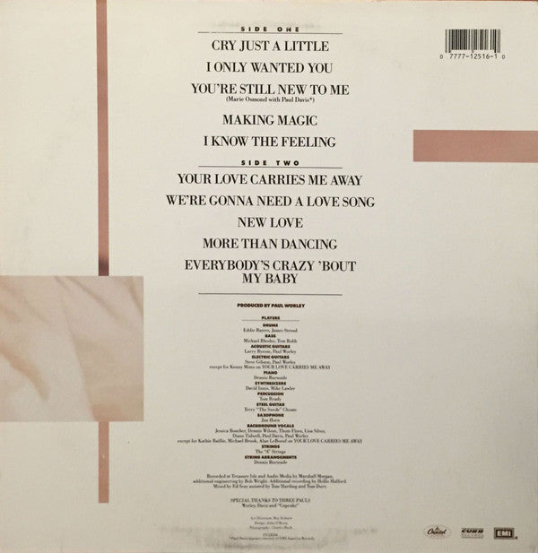 Marie Osmond - I Only Wanted You - LP