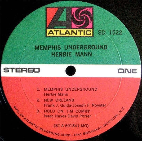 Herbie Mann - Memphis Underground - LP
