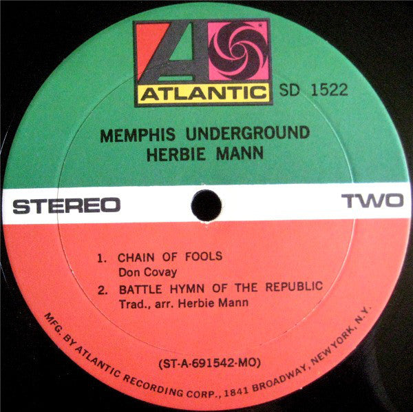 Herbie Mann - Memphis Underground - LP