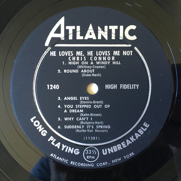Chris Connor - He Loves Me, He Loves Me Not - LP
