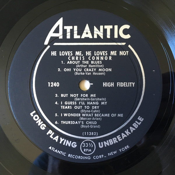Chris Connor - He Loves Me, He Loves Me Not - LP