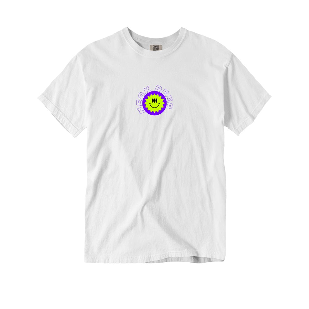 Neck Deep Smiley White