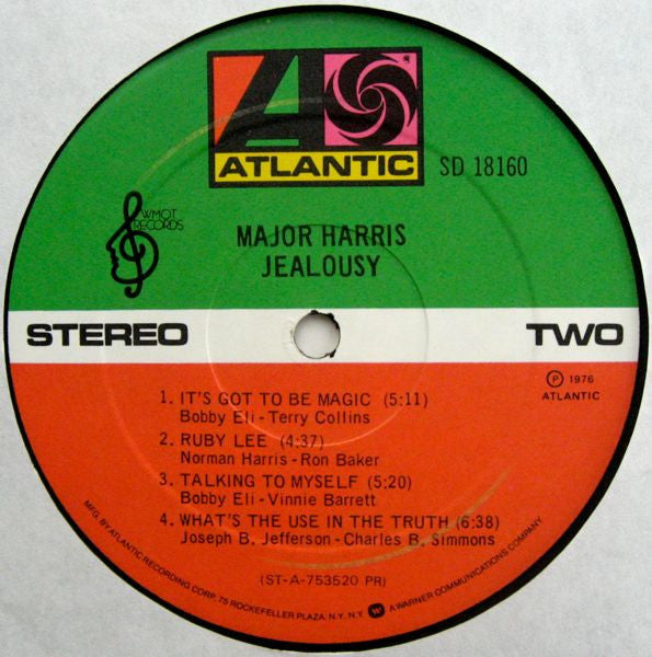 Major Harris - Jealousy - LP
