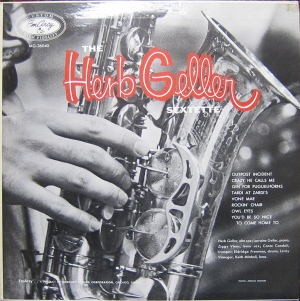The Herb Geller Sextette* - The Herb Geller Sextette - LP