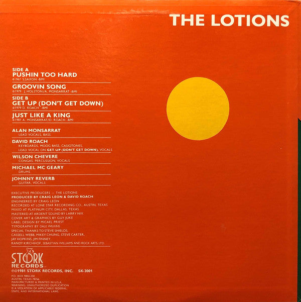 The Lotions - The Lotions - LP