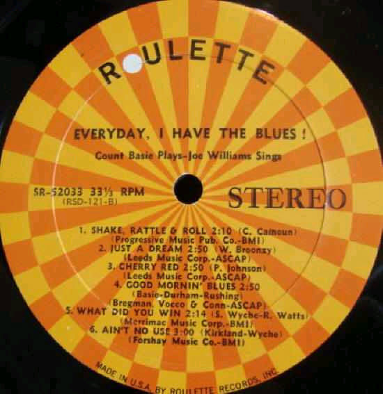 Joe Williams / Count Basie And His Orchestra* - Everyday I Have The Blues - LP