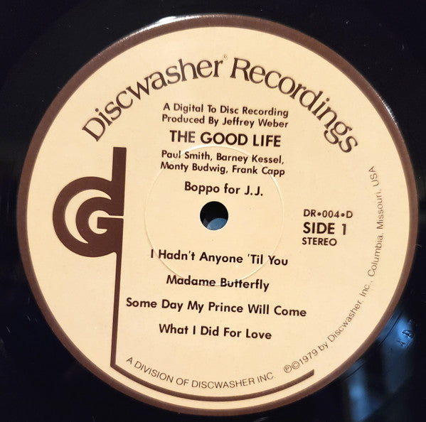 Paul Smith With Monty Budwig, Frank Capp, Barney Kessel - The Good Life - LP