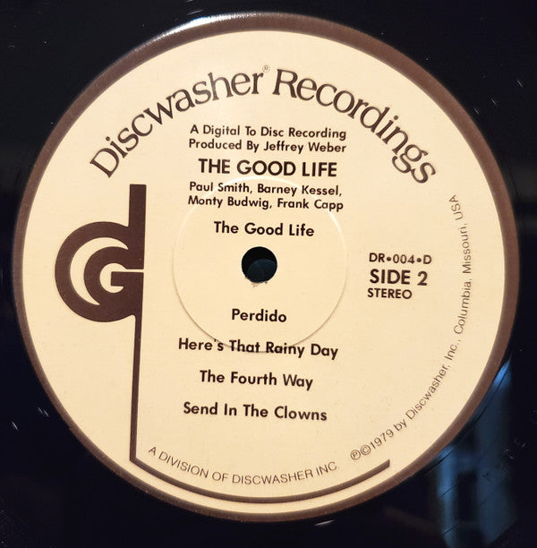 Paul Smith With Monty Budwig, Frank Capp, Barney Kessel - The Good Life - LP