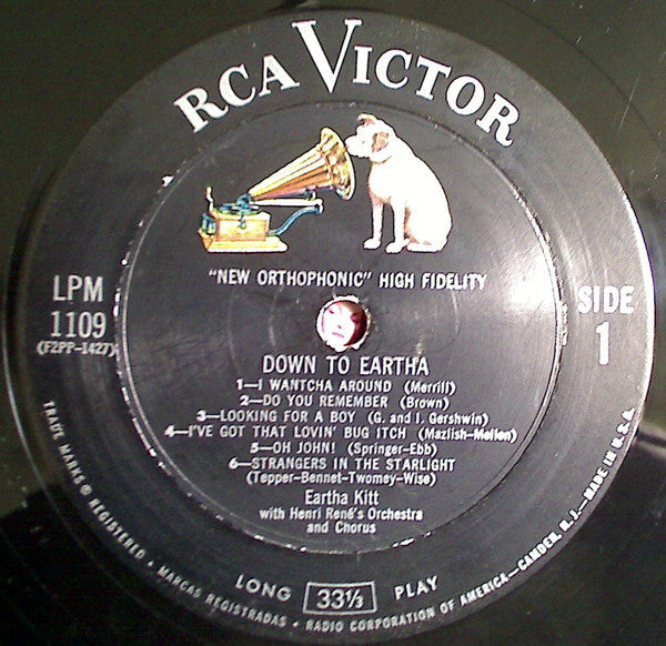 Eartha Kitt - Down To Eartha - LP