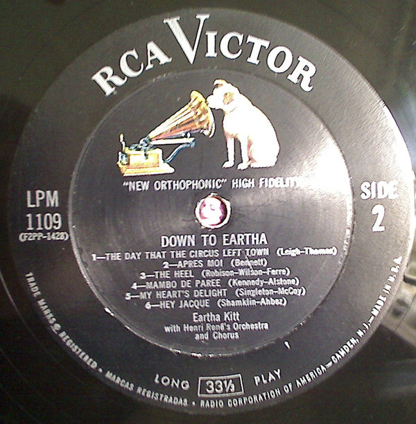 Eartha Kitt - Down To Eartha - LP