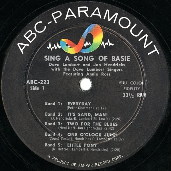 Lambert, Hendricks & Ross - Sing A Song Of Basie - LP