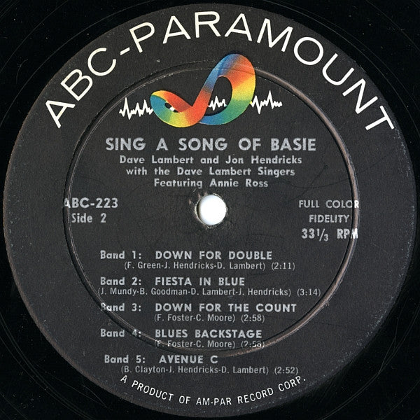Lambert, Hendricks & Ross - Sing A Song Of Basie - LP
